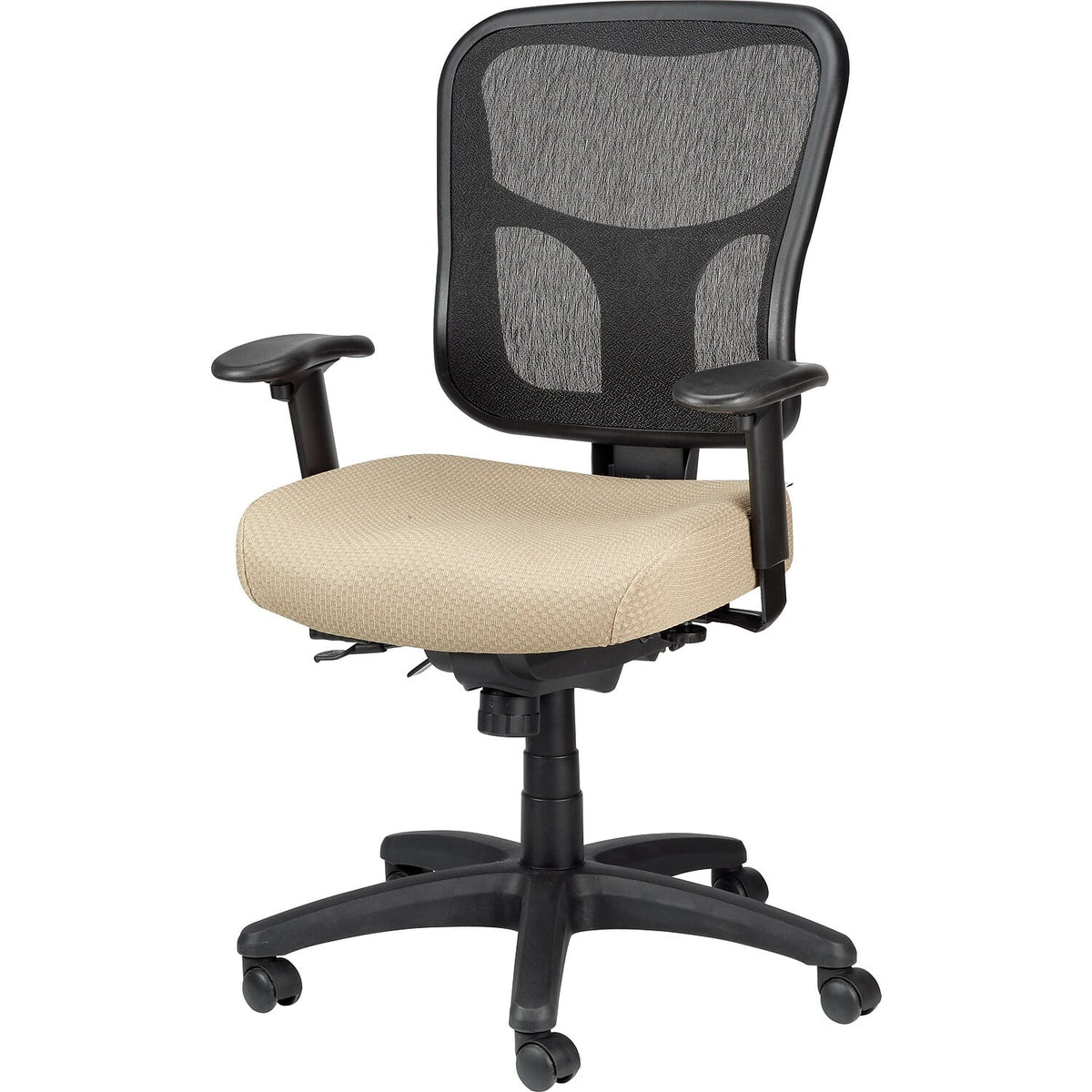 Ergonomic Mesh Mid-Back Task Chair Beige U530801