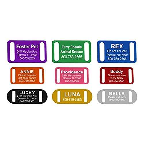Slide-On Pet ID Tag Collar Tag D96570
