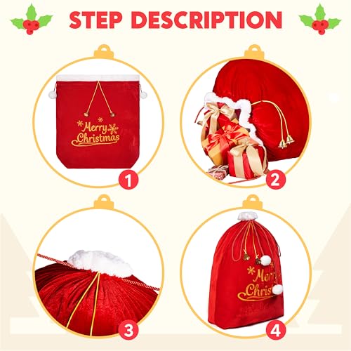 Large Velvet Drawstring Gift Bag P849528