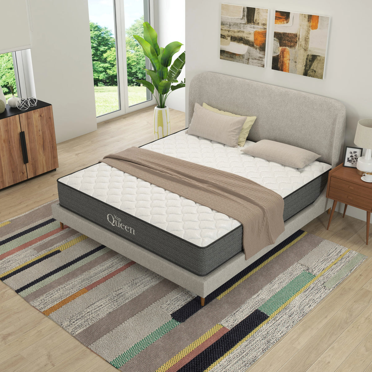 Queen Size Hybrid Memory Foam Pocket Spring Mattress X208212