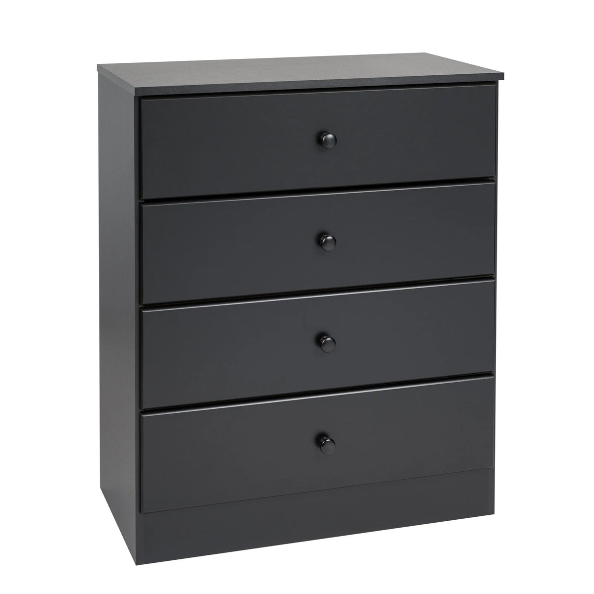 4-Drawer Deep Black Dresser R69321