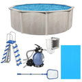 18 Foot by 52 Inch Steel Frame Above Ground Pool Q4256