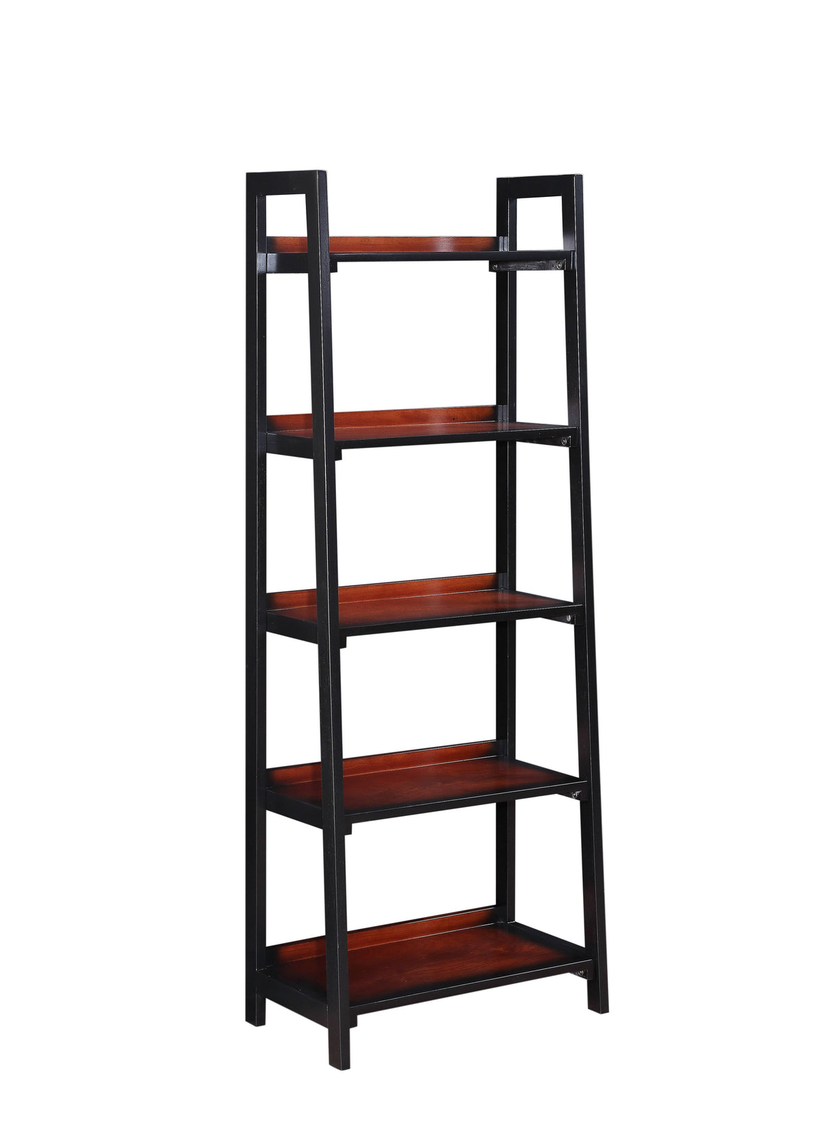 Black Five Shelf Bookcase N569