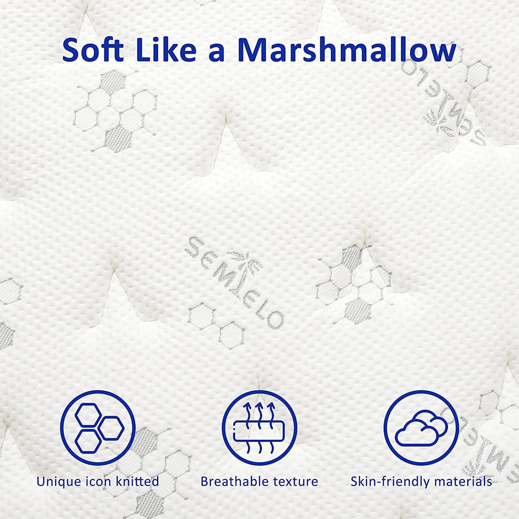 10 Inch Medium Firm Memory Foam Hybrid Mattress O835