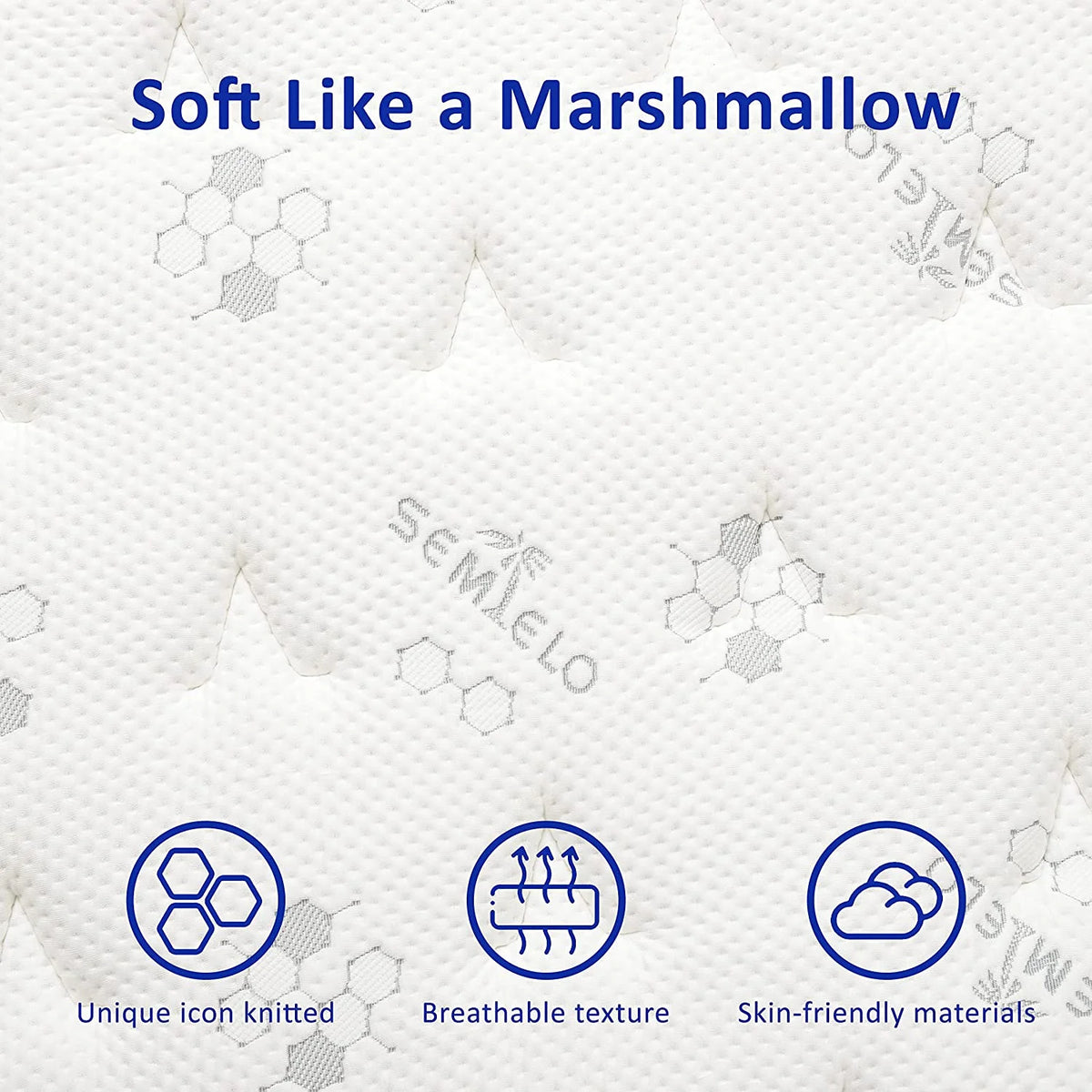 10 Inch Medium Firm Memory Foam Hybrid Mattress O835