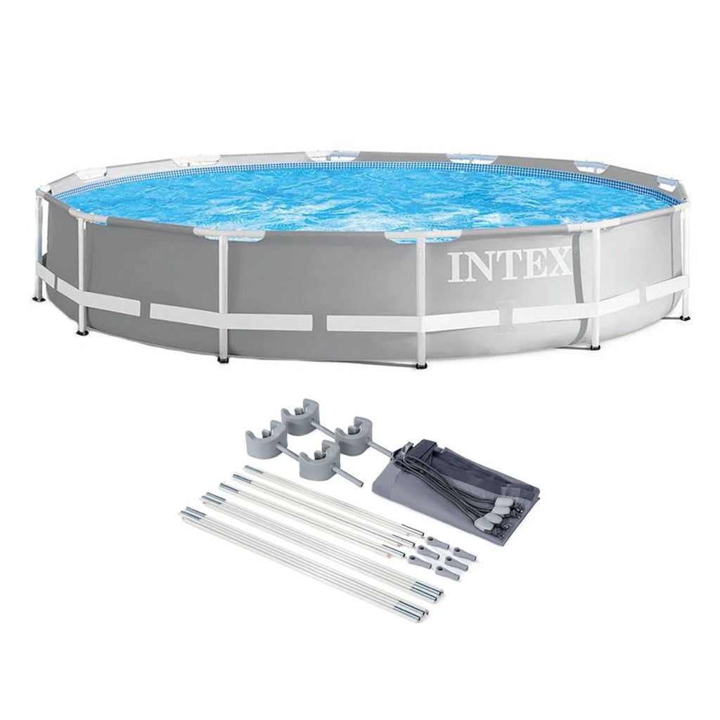 10ft x 30in Metal Frame Above Ground Swimming Pool D686404
