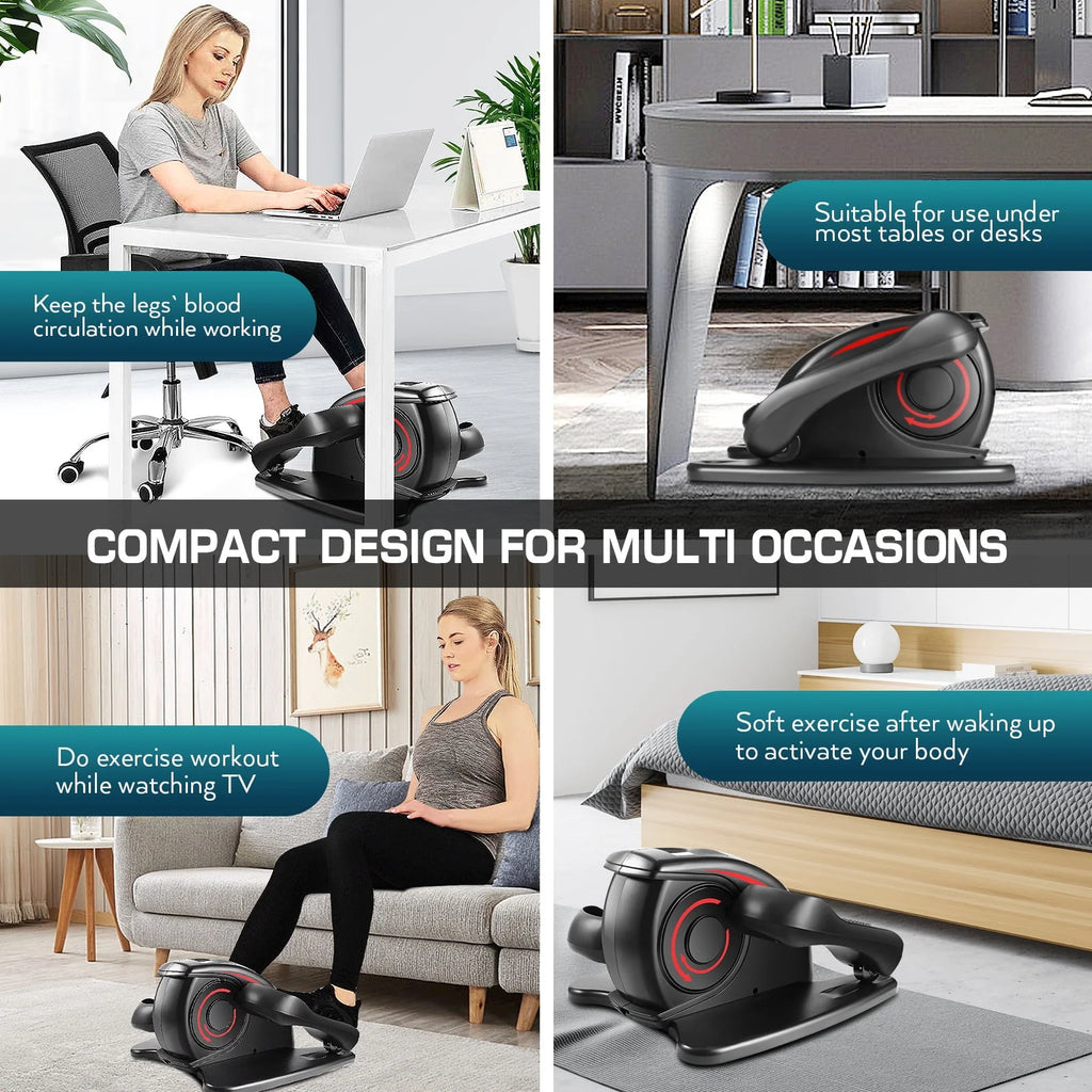 Under Desk Elliptical Machine with LCD Monitor B35623