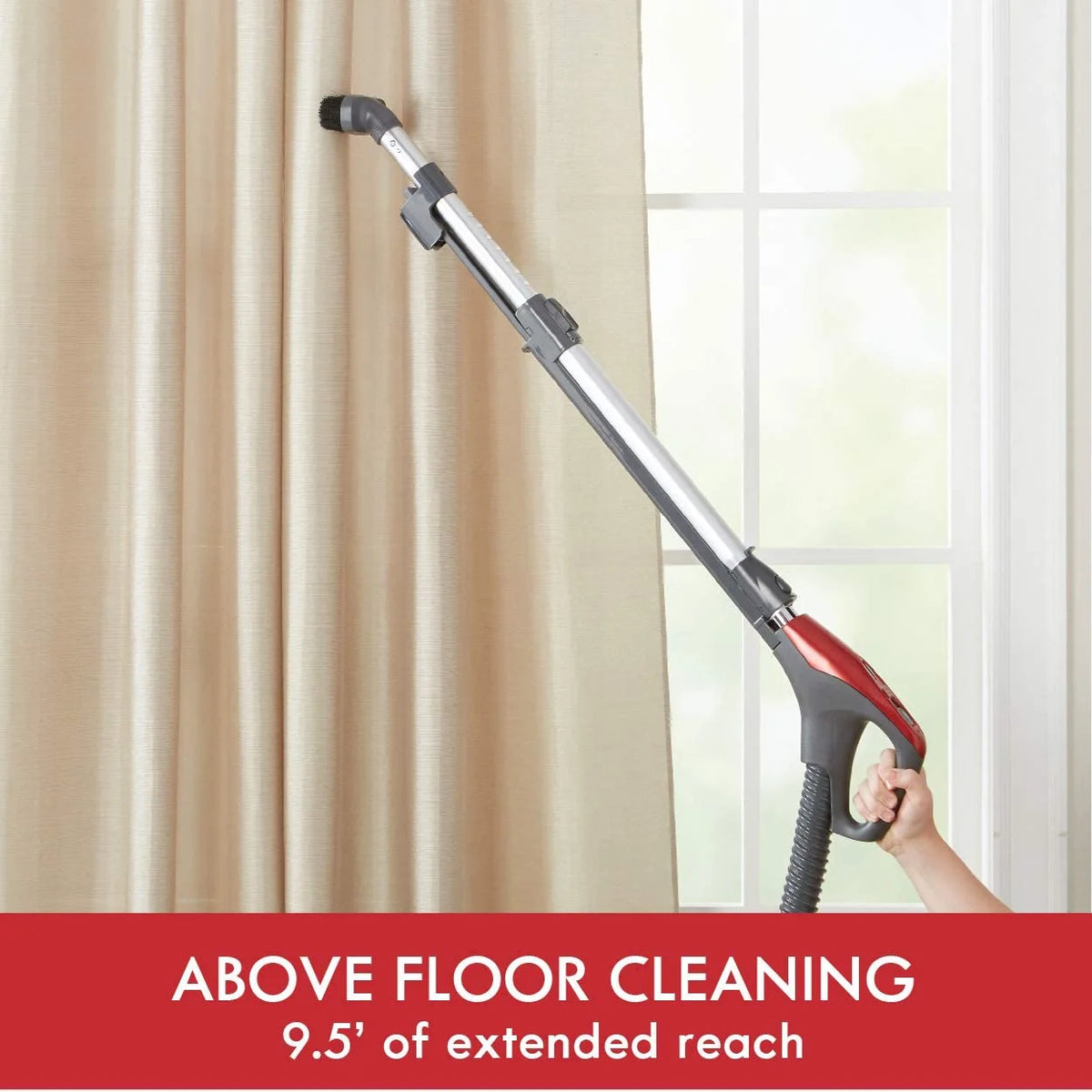 Red Bagged Canister Vacuum Cleaner N337