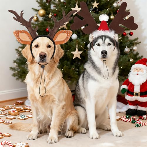 Dog Christmas Antlers Headbands Set P50354