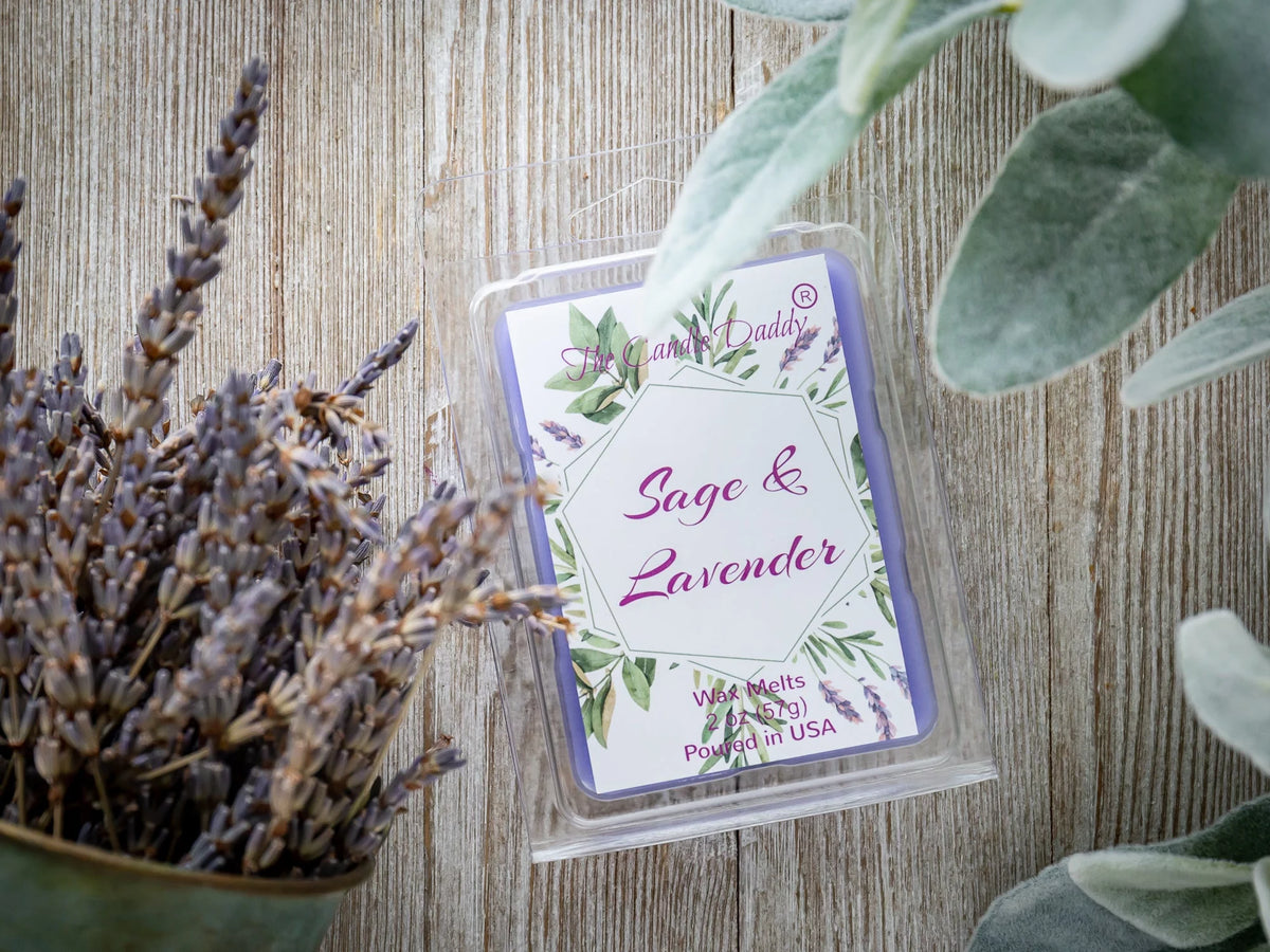 Sage and Lavender Scented Wax Melts 5 Pack 10 Ounces G6735