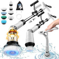 Cordless Electric Spin Scrubber with 8 Brush Heads L254