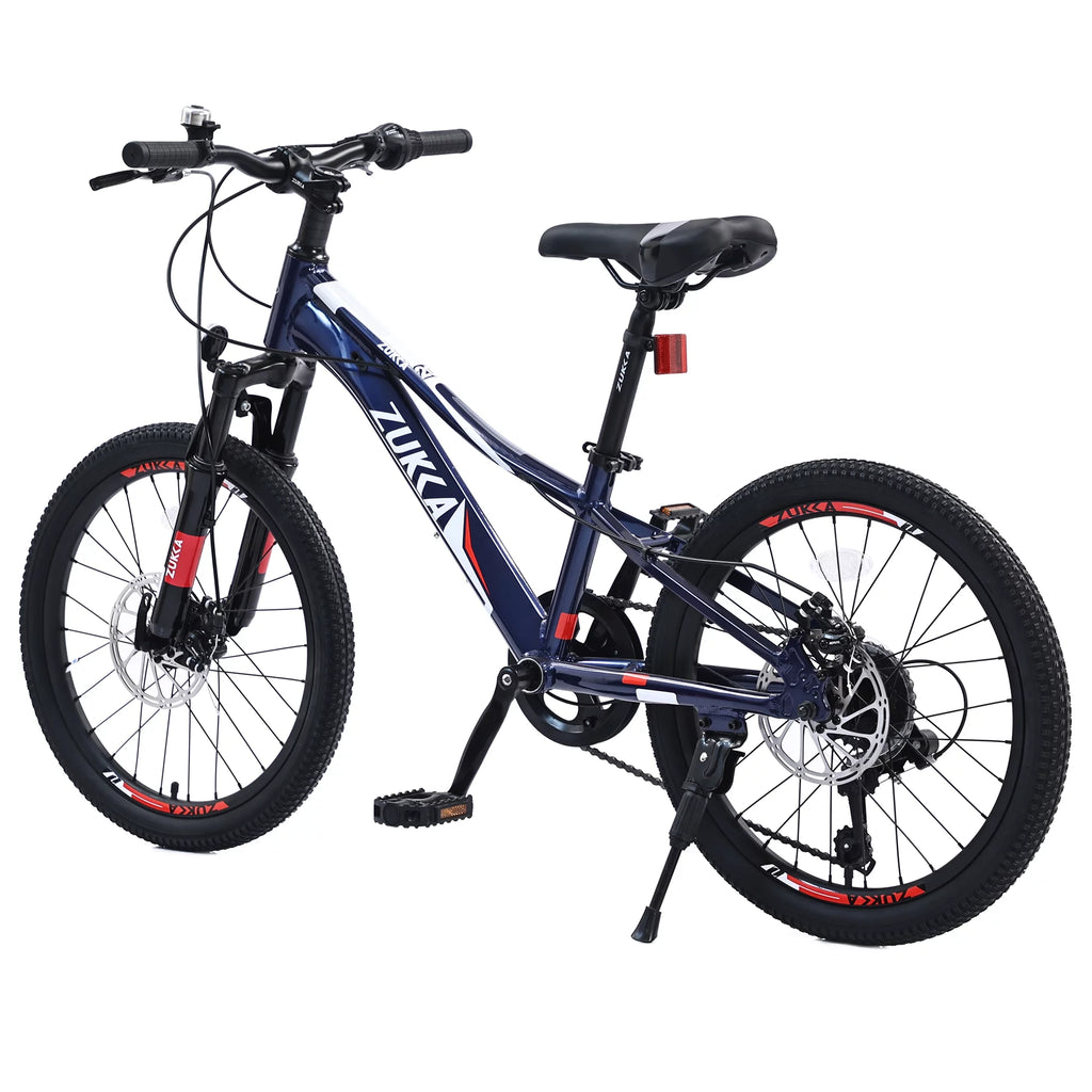 20 Mountain Bike 7 Speed Aluminum Frame Bicycle in Blue U36758
