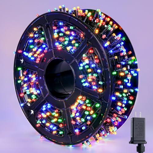 500 LED Orange and Purple Halloween String Lights L36532
