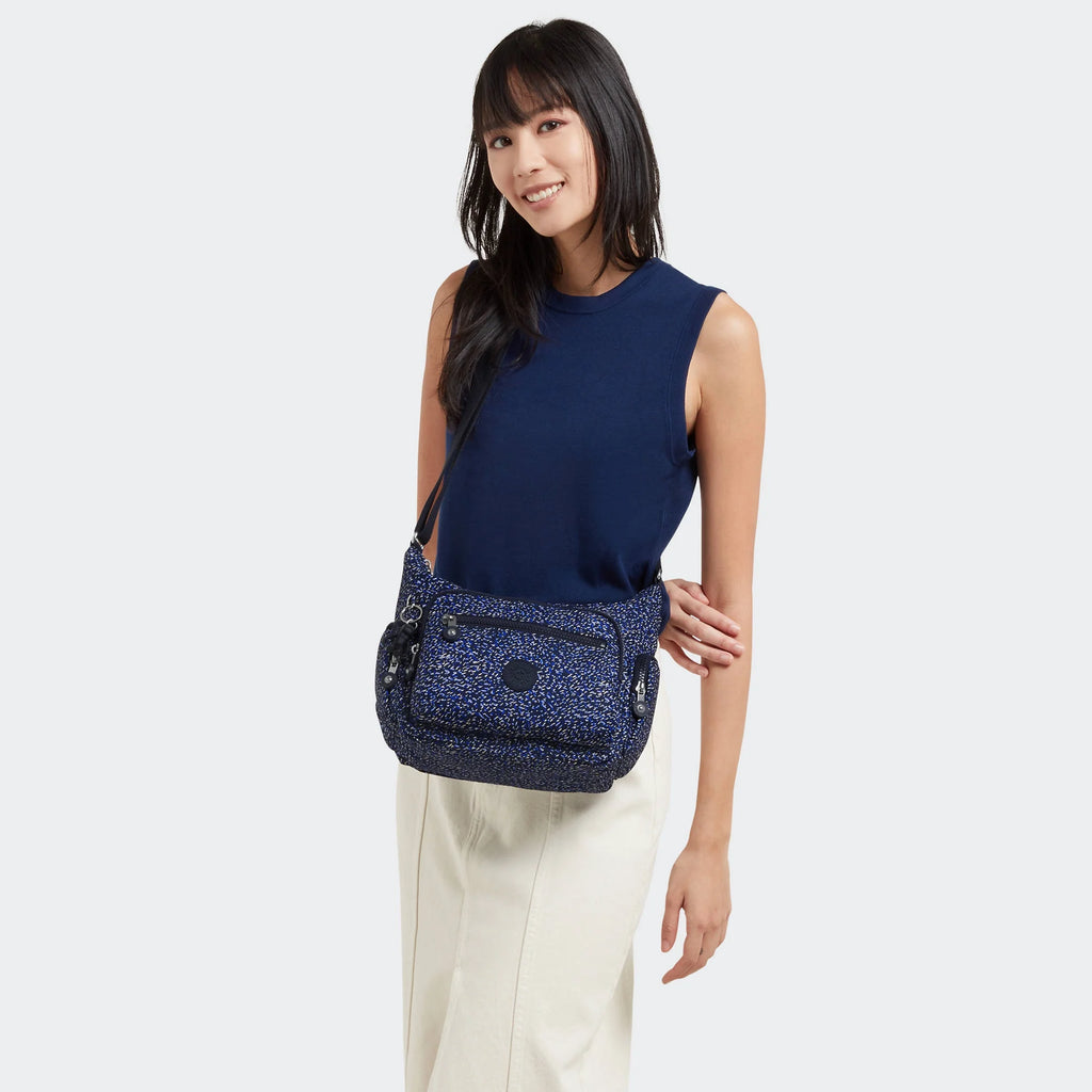 Small Printed Crossbody Bag with Adjustable Strap H64054