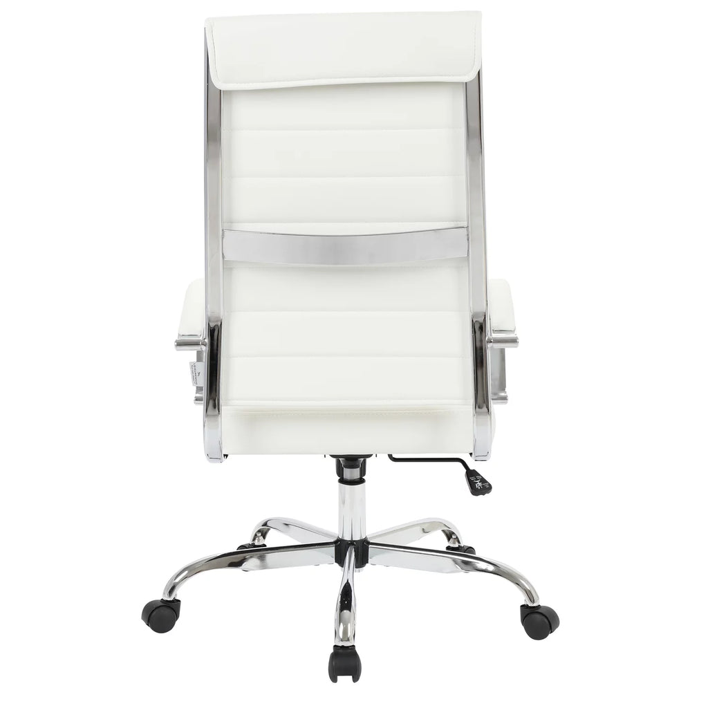 High-Back Leather Office Chair V843