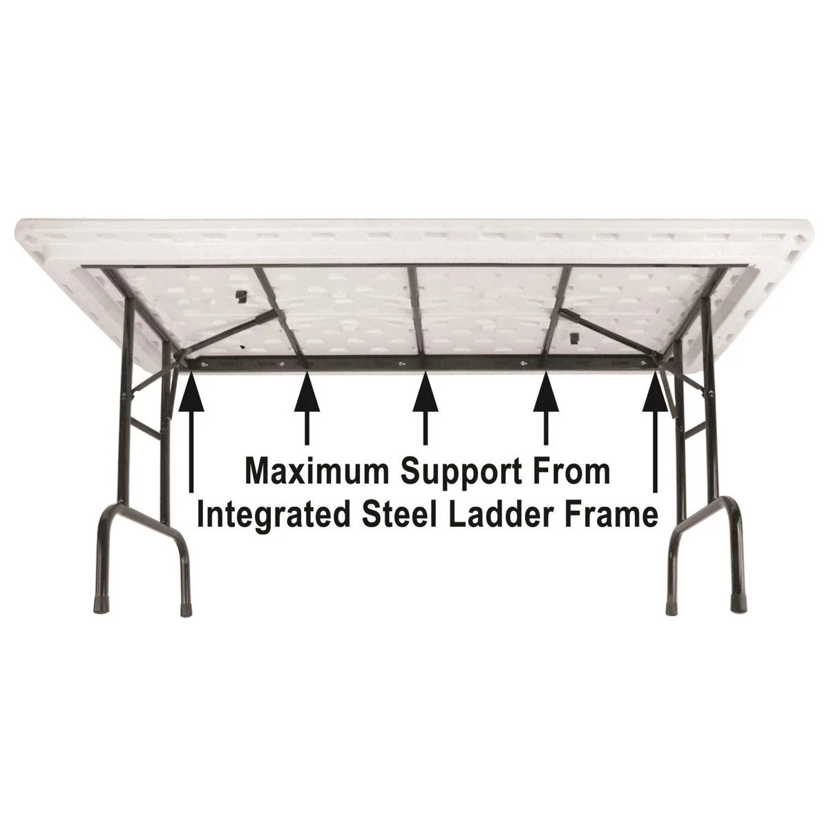 Green Adjustable Height Folding Table L444990