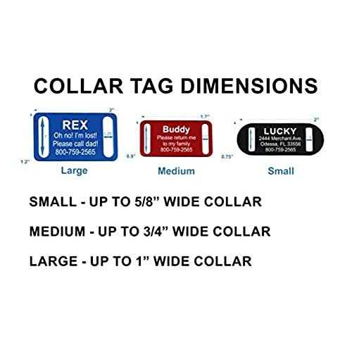 Slide-On Pet ID Tag Collar Tag D96570