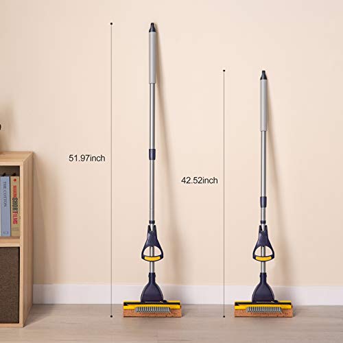 Sponge Mop with 2 Sponge Heads Y422816