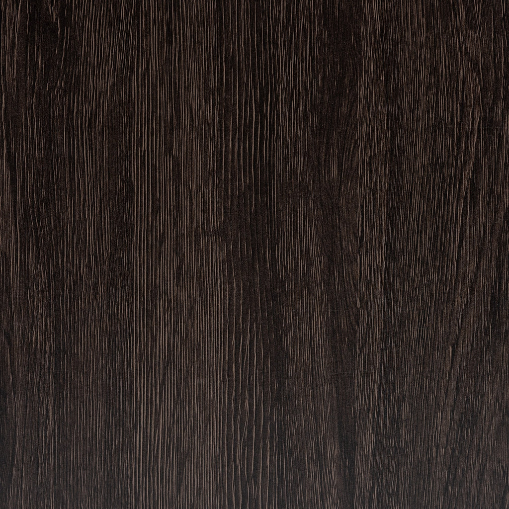 Dark Brown Wood and Black Metal 2-Drawer Nightstand B57977