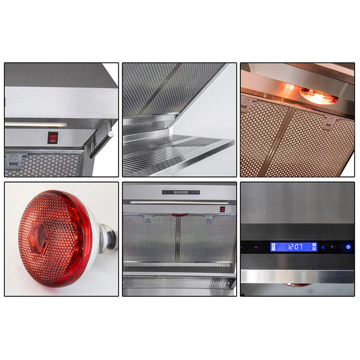 30" Wall Mount Range Hood with Hybrid Filters & Back Splash R47892