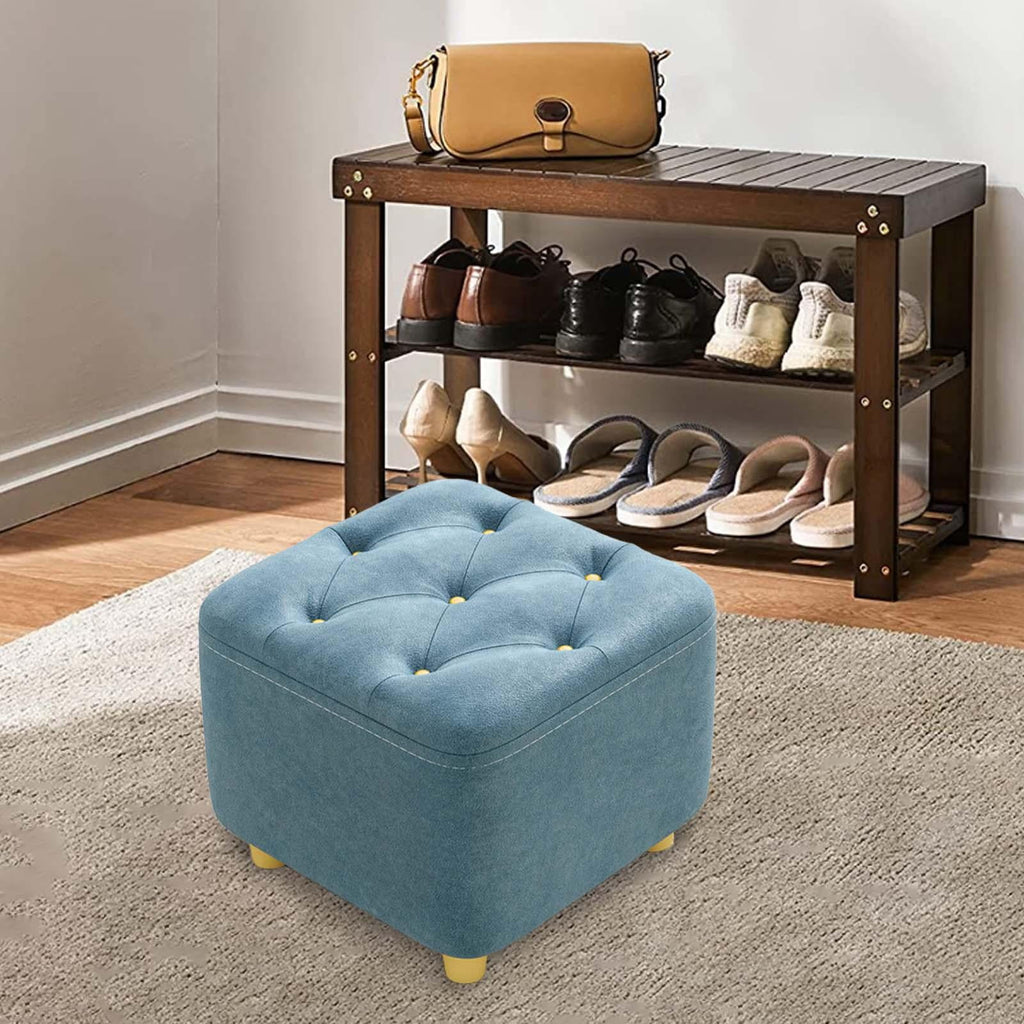 Square Non Slip Footstool Ottoman S94012