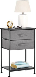 Charcoal Gray 2 Drawer Storage Dresser D969110