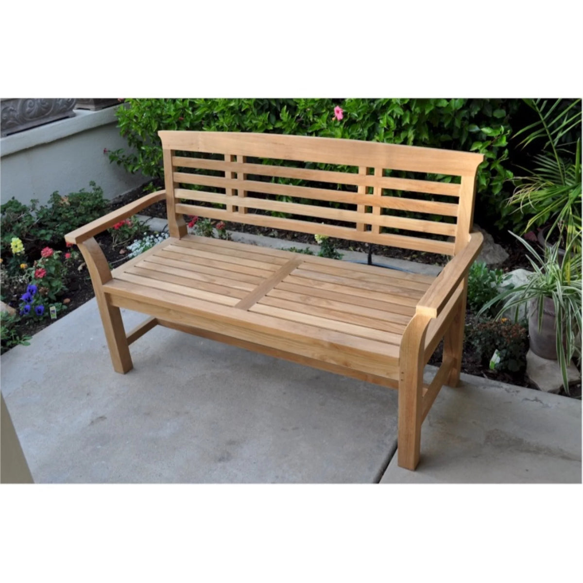 Teak 2-Seater Bench C56538