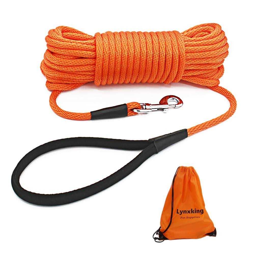 Check Cord Dog Leash Long Lead Training Tracking Line 10ft 15ft 30ft 50ft B943627