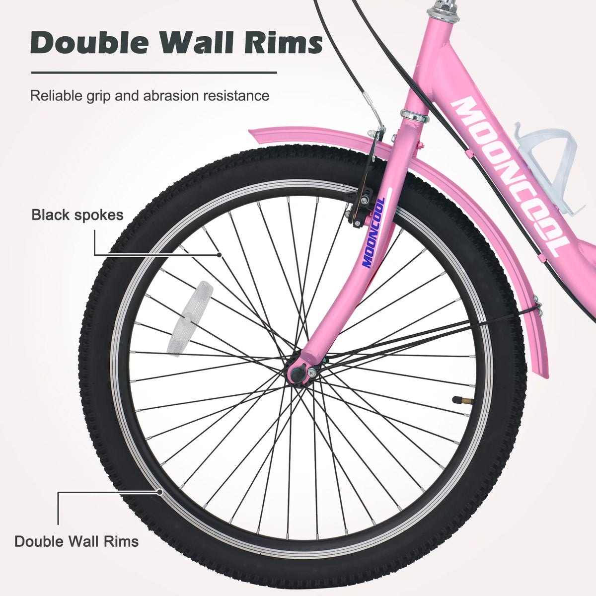 24 Adult Tricycle 7 Speed Cyan K35666