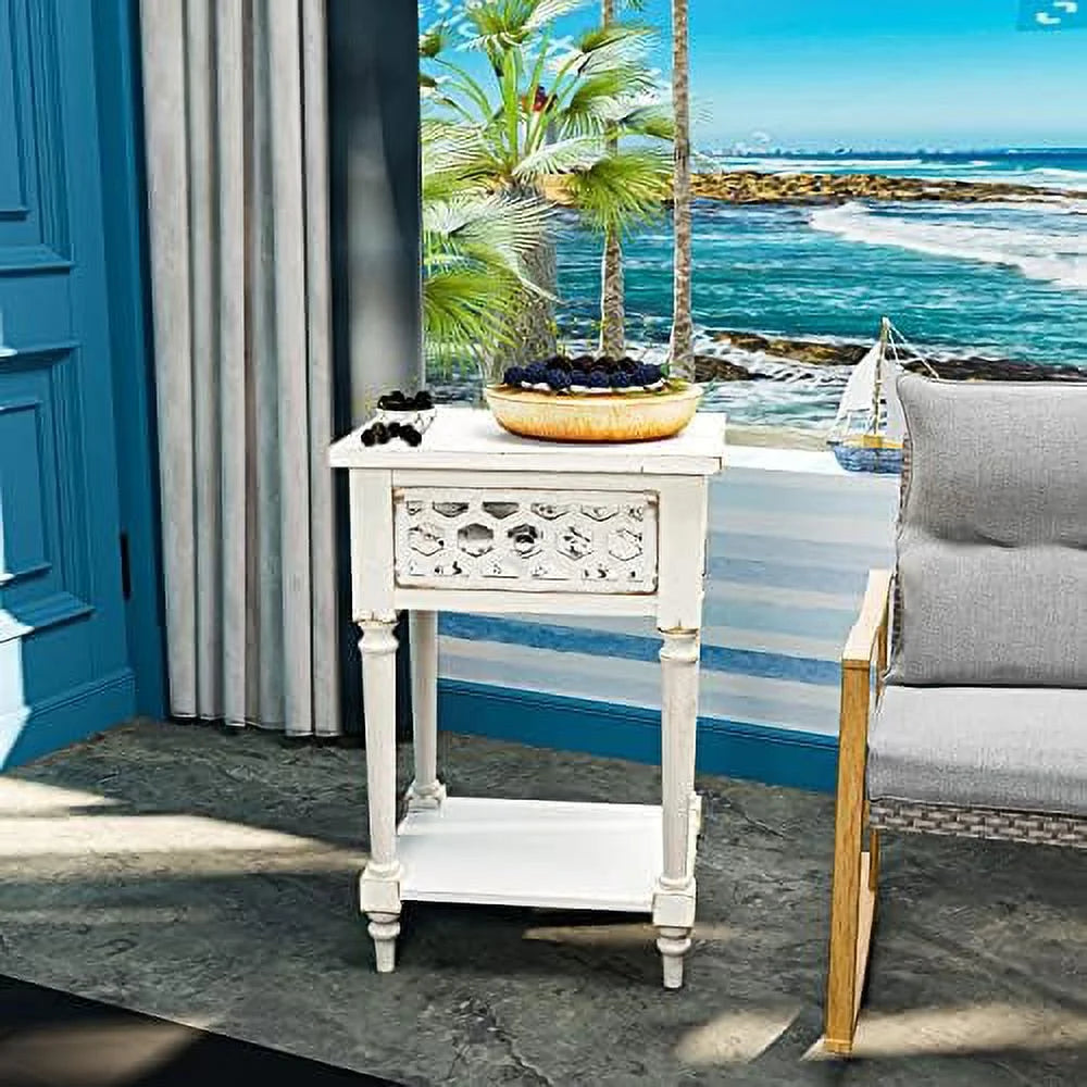 3 Drawer Wood Grain End Table N50601