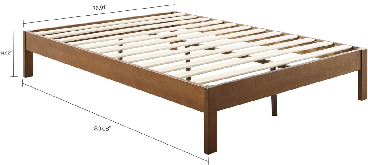 Wood Platform Bed Frame King C46293
