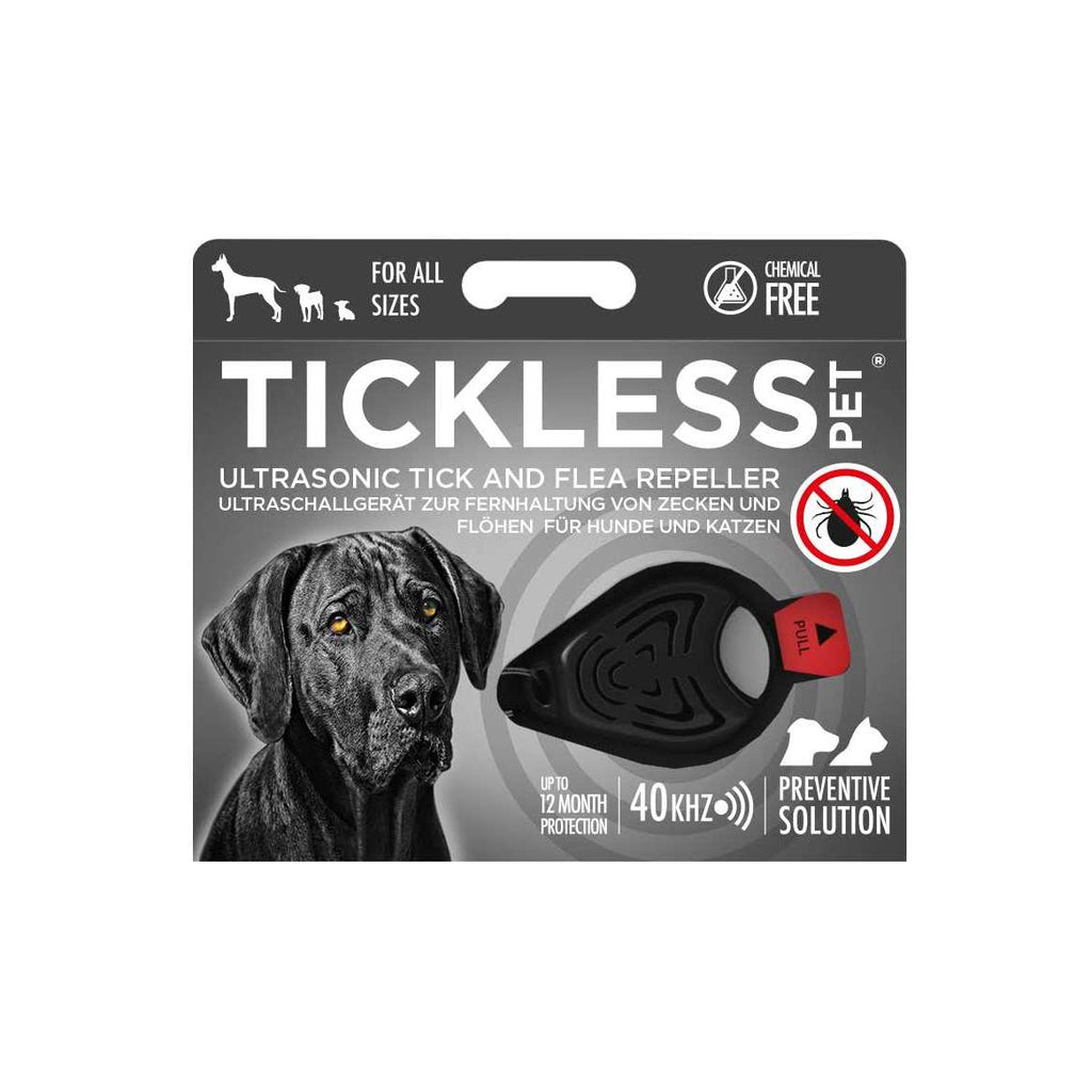 Ultrasonic Tick and Flea Repeller Black W999