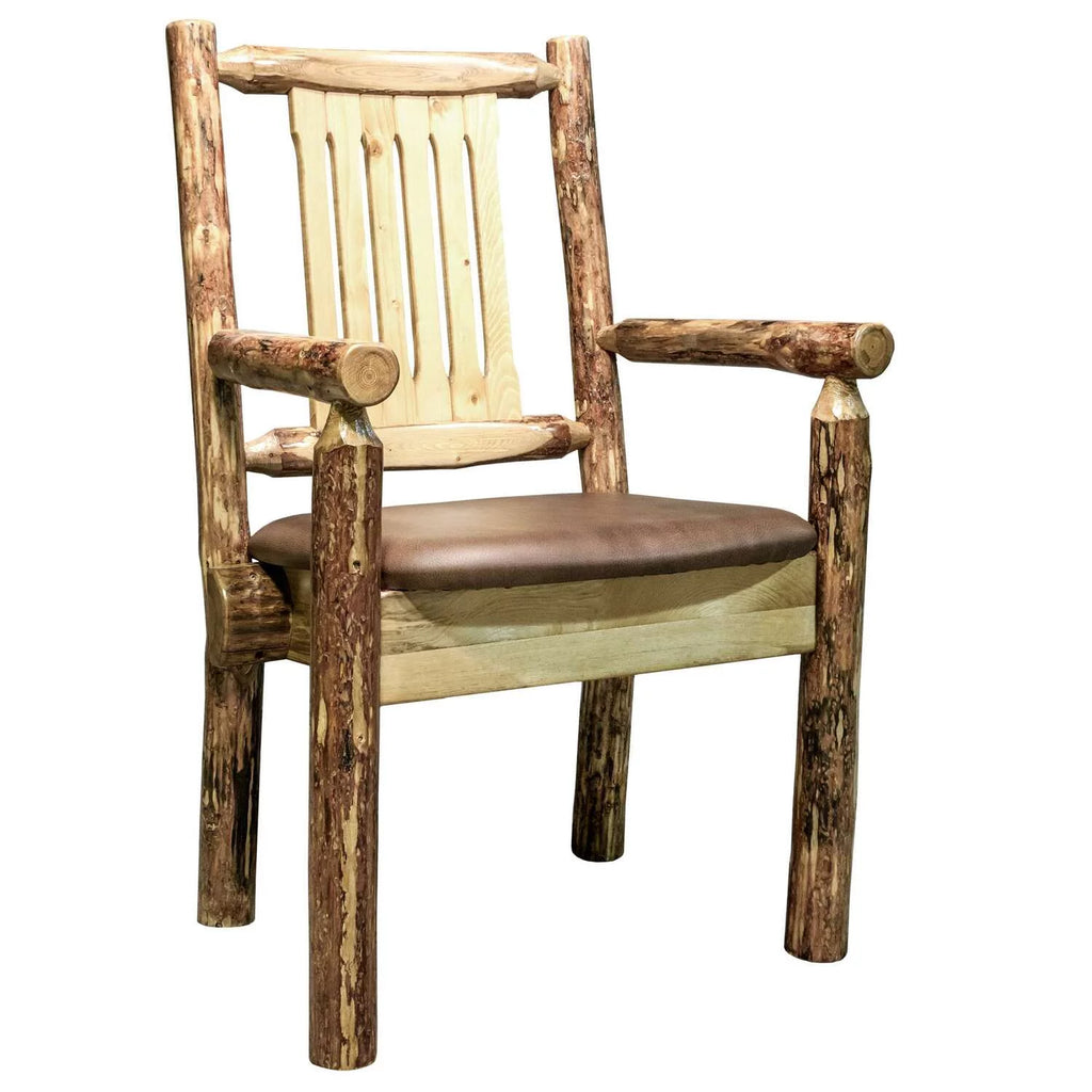 Upholstered Seat Captain's Chair X10818