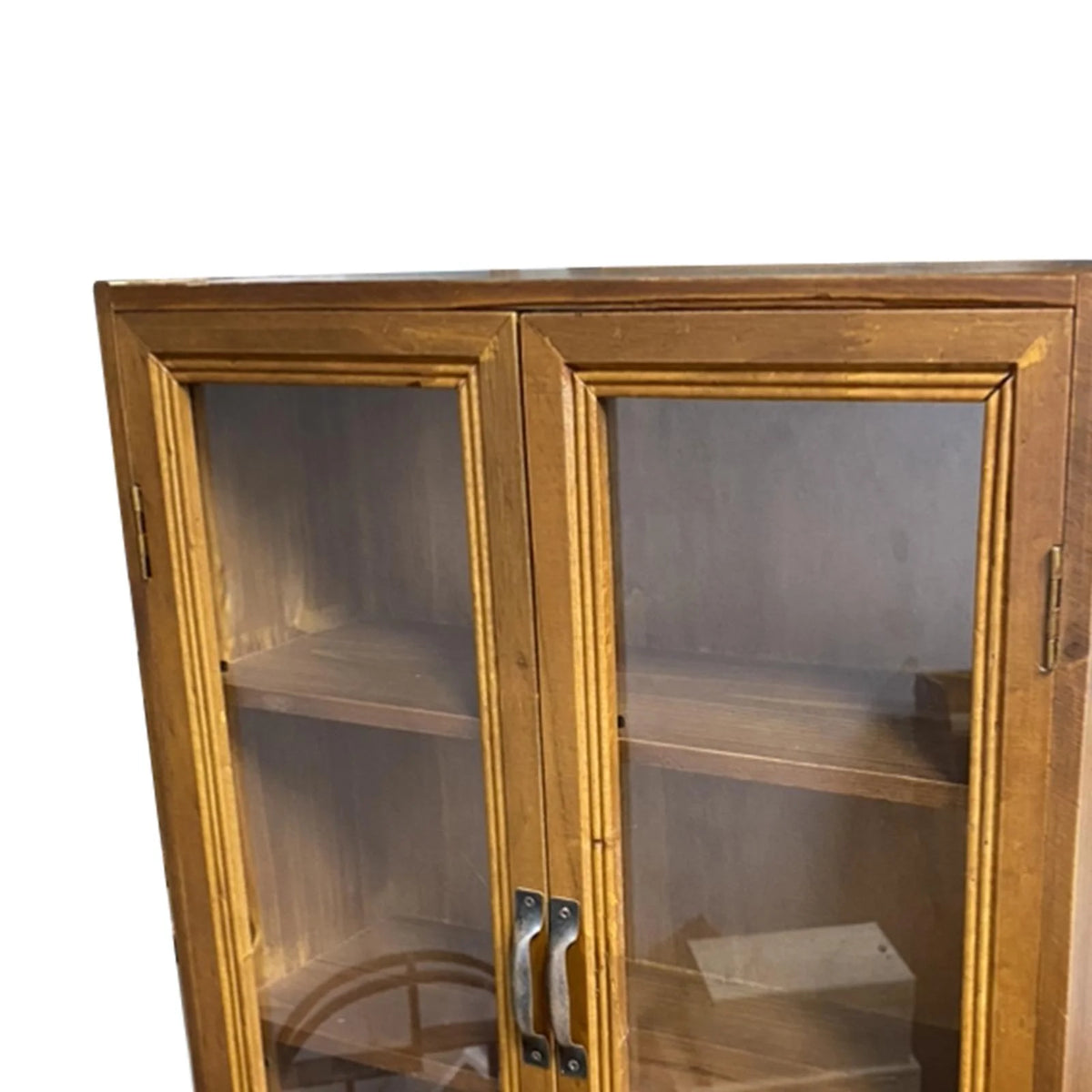Rustic Storage Cabinet Organizer Shelf D440