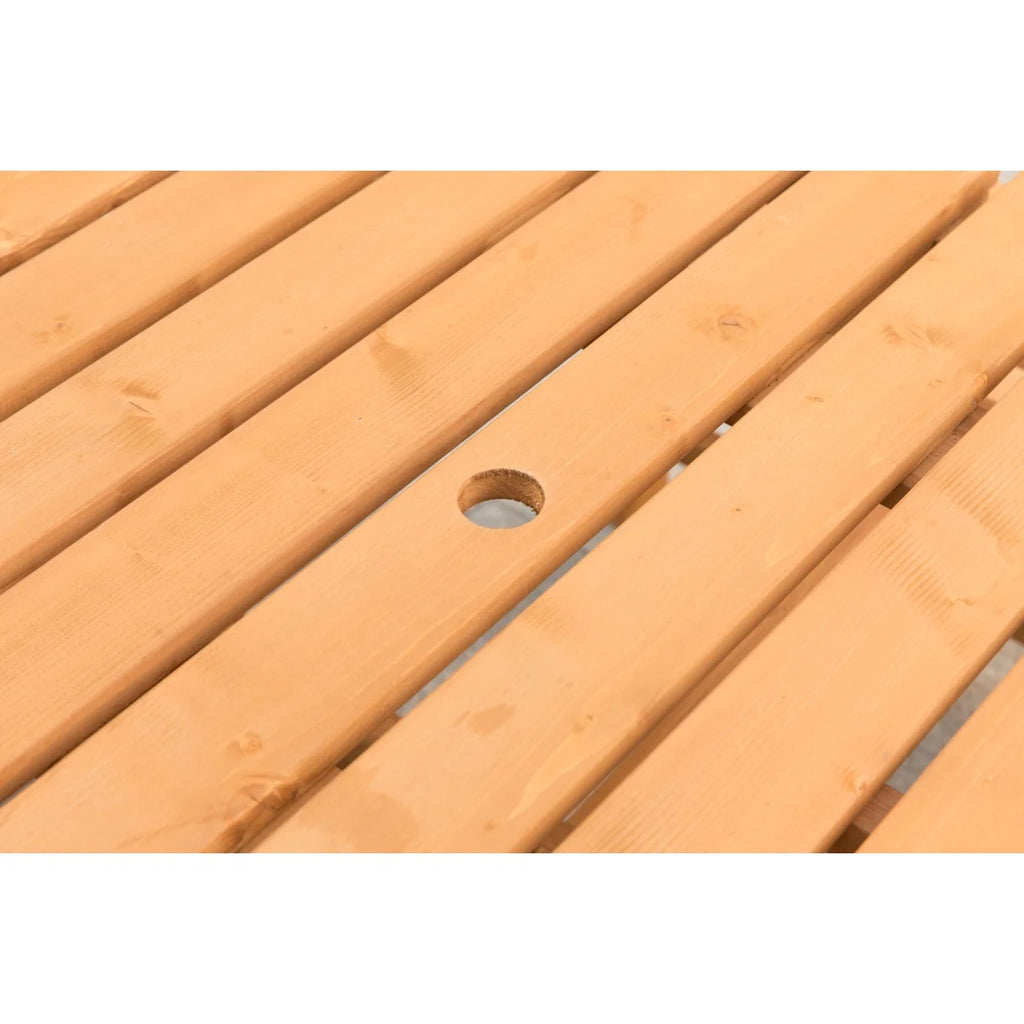 Wooden 6-Person Picnic Table Z8250