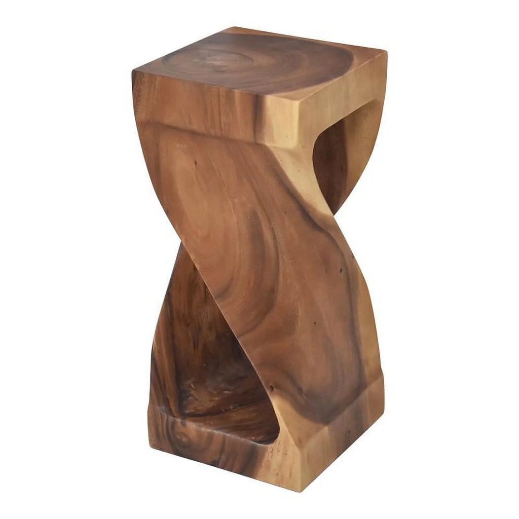 Brown Wood Accent Side Table N6681