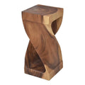 Brown Wood Accent Side Table N6681