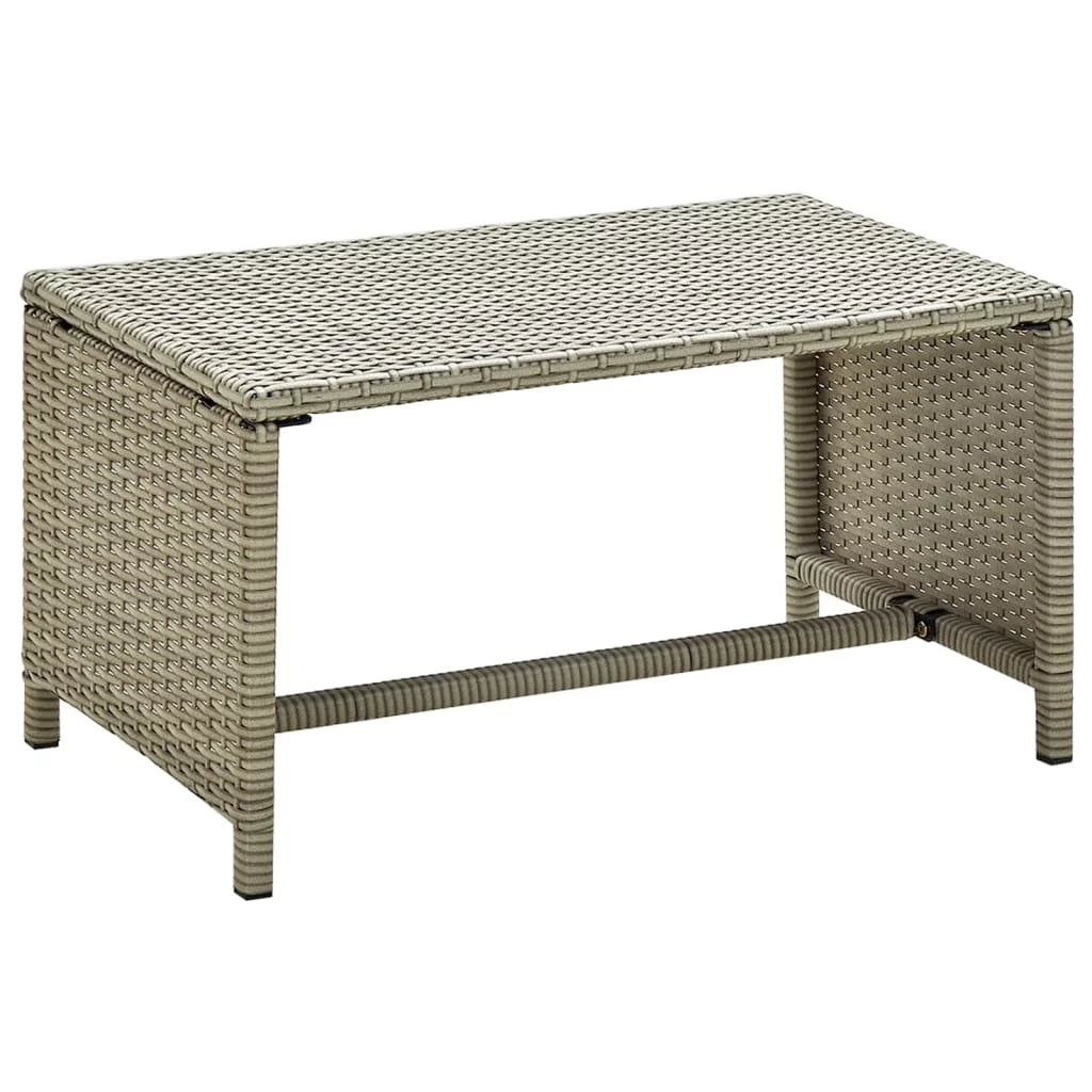 Beige Poly Rattan Coffee Table V21246