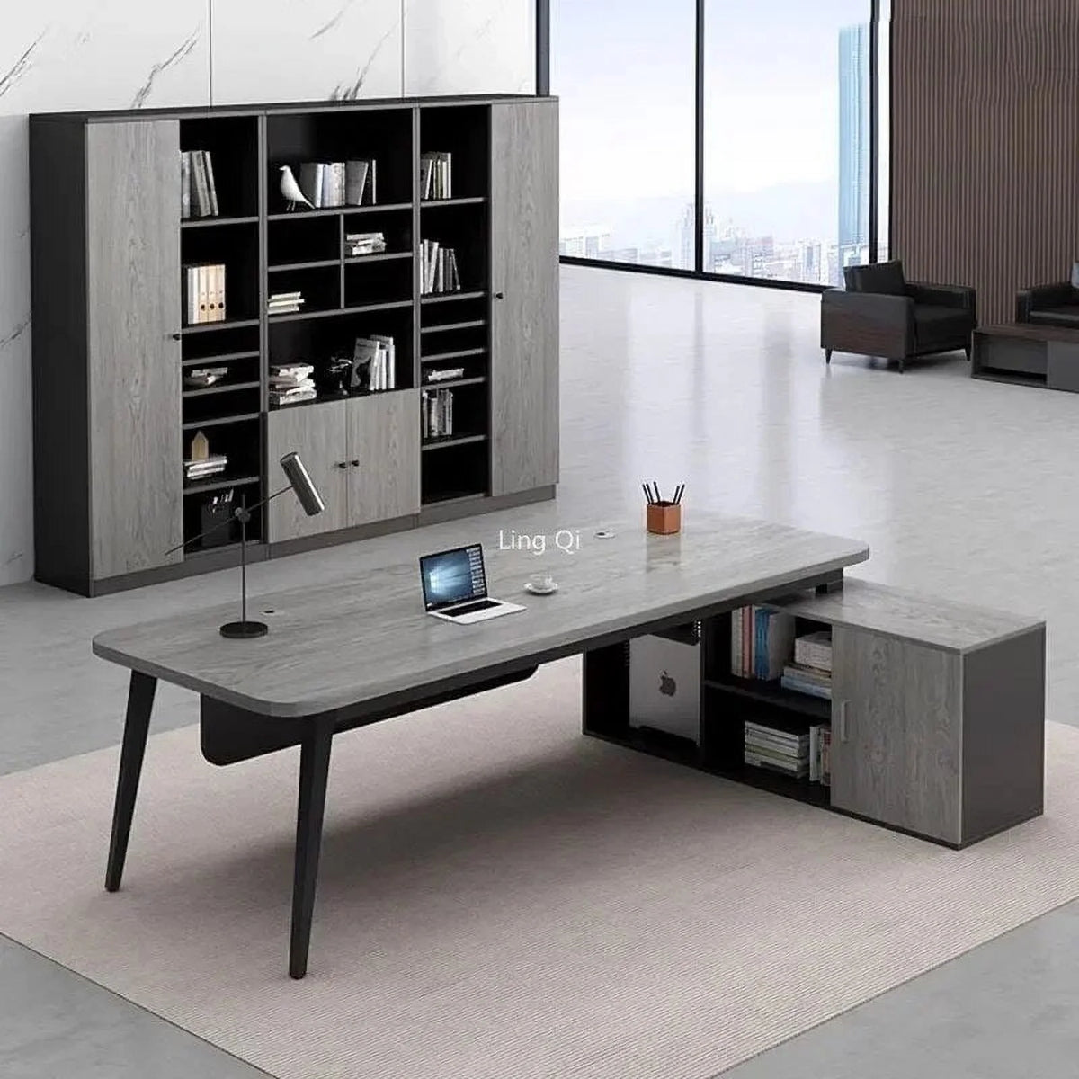 L Shaped Standing Office Desk B30231