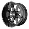 Gloss Black Wheel with Milled Accent Finish C443891