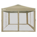 10 x 10 Pop Up Canopy Mosquito Net Sidewall with Zipper 4 Packs Blue X27885