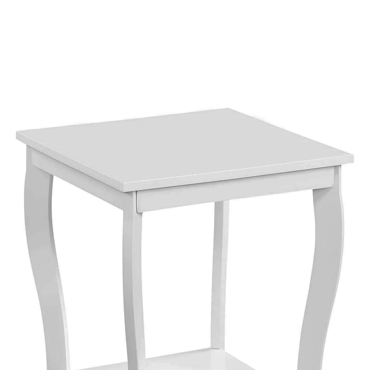 White Square End Table T4454
