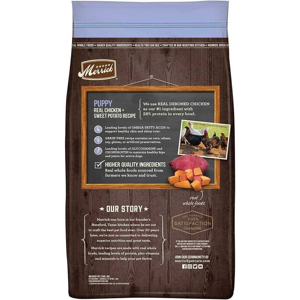 Grain Free Puppy Chicken Sweet Potato Recipe Dry Dog Food Q691