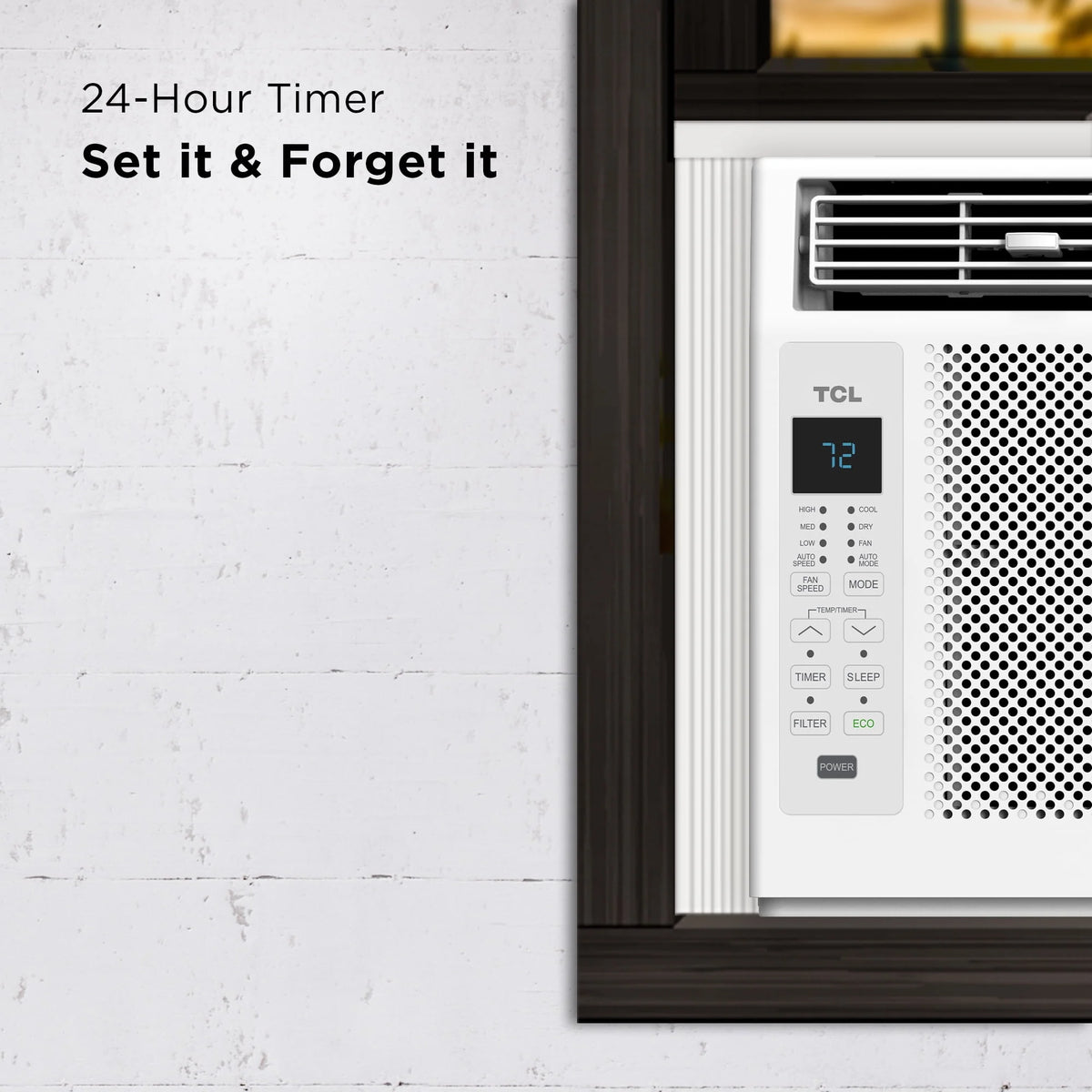 5,000 BTU White Window Air Conditioner U19560