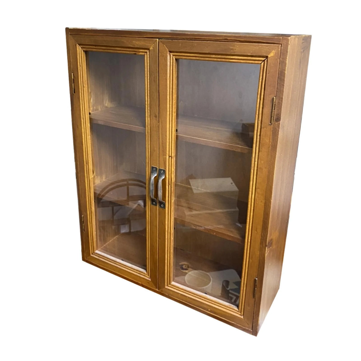 Rustic Storage Cabinet Organizer Shelf D440
